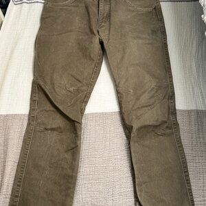 Kuhl Rydr Tan Vintage Patina Pants 35 x 32 Heavy canvas